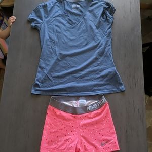 Nike pro and Dri-Fit